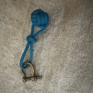 Blue and Gold nautical Keychain Accessory